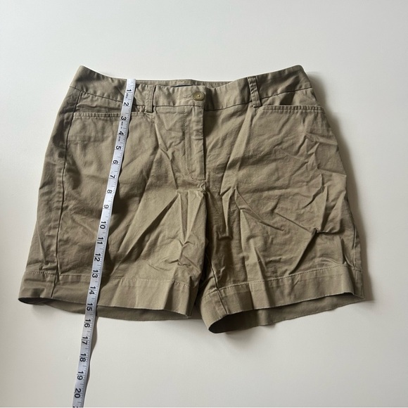 Lands' End Tan Bermuda Shorts Relaxed Fit - Picture 7 of 8
